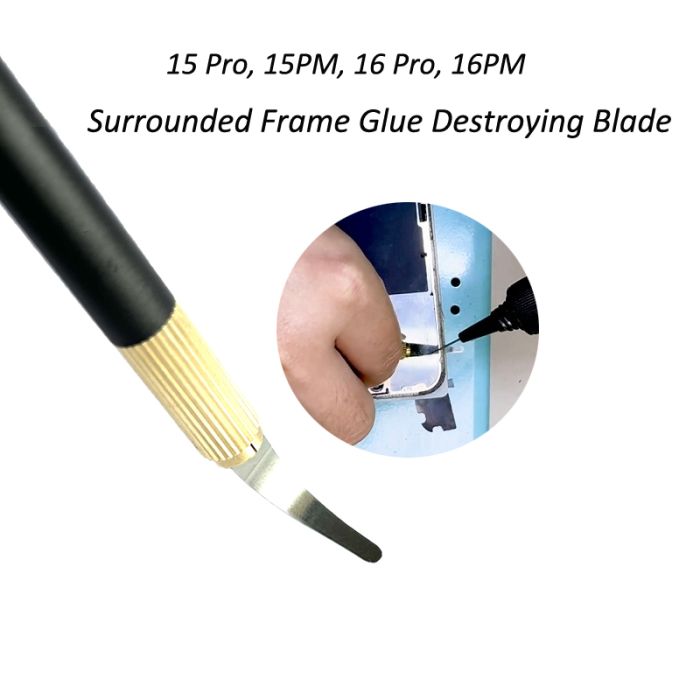 Super Soft Knife Blade for iPhone 15 Pro 15 Pro Max 16 Pro 16 Pro Max Frame Glue Destroying Removing