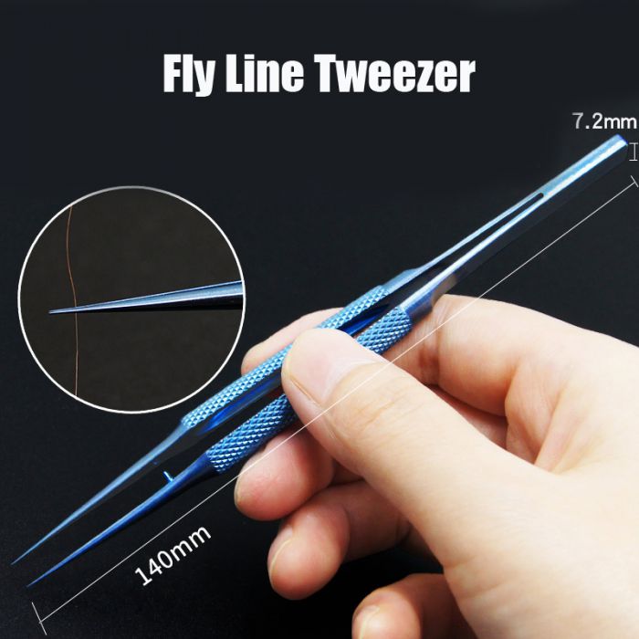 Titanium Tweezers Precision Flying Line Tweezer for BGA Motherboard Chip CPU NAND Microscope Repair