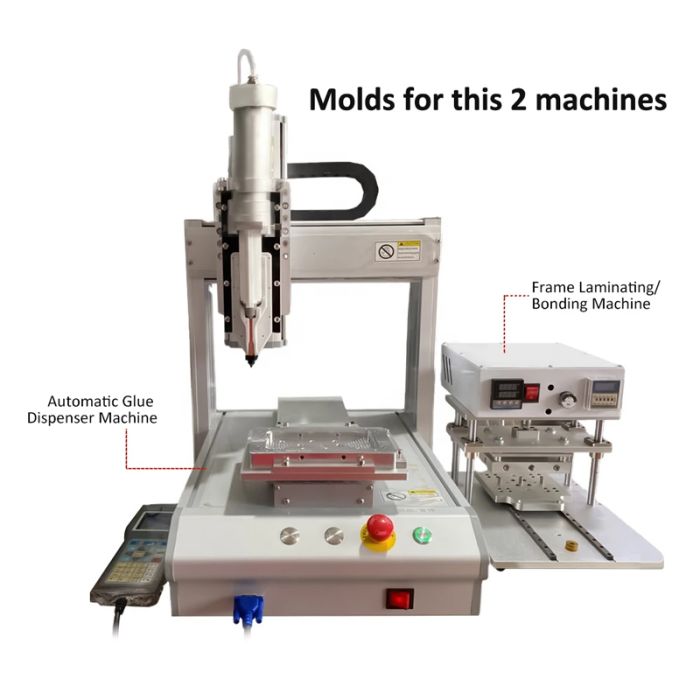 LX Brand Frame Dispensing and Hot Press Mold for iPhone 16 Series Screen