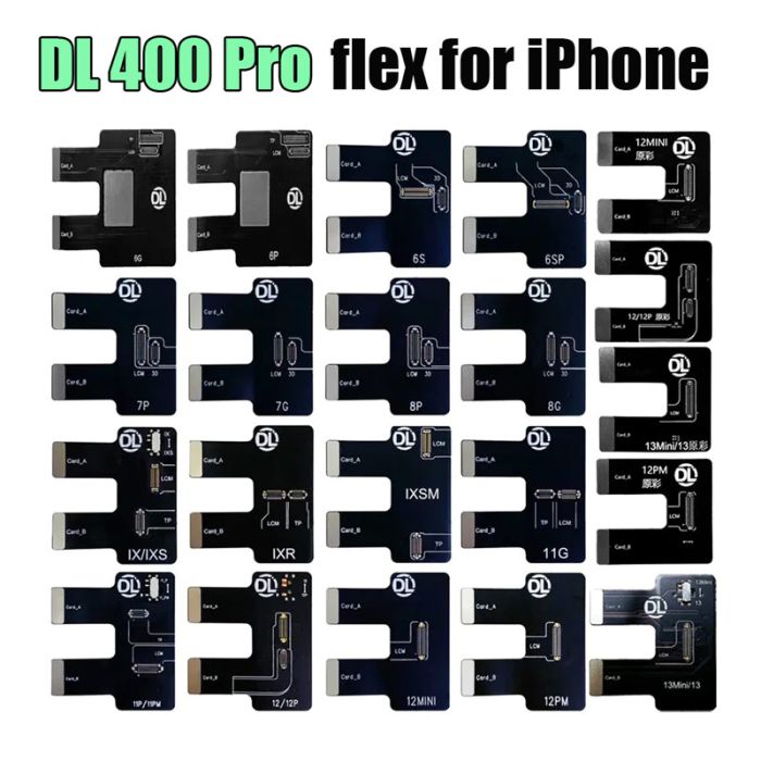 DL 400 Pro test cables for iPhone