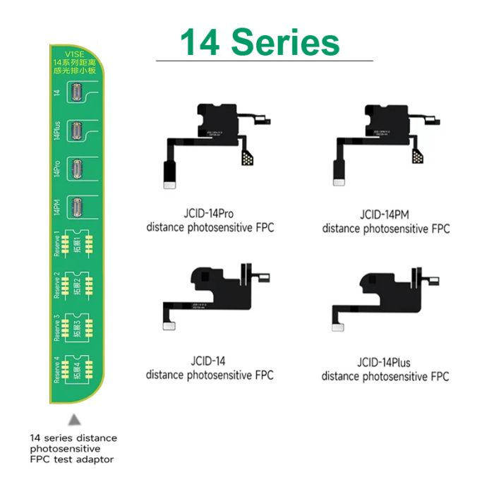 JC-For-iPhone-14-series-Distance-Photosensitive Floodlight Flex Cable and Repair Board