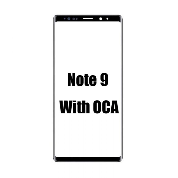 Front Outer Glass with OCA Film Replacement For Samsung Galaxy Note 9