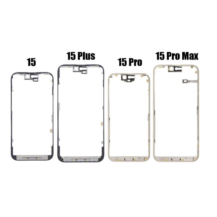 1:1 LCD Frame Bezel for iPhone 15 Series