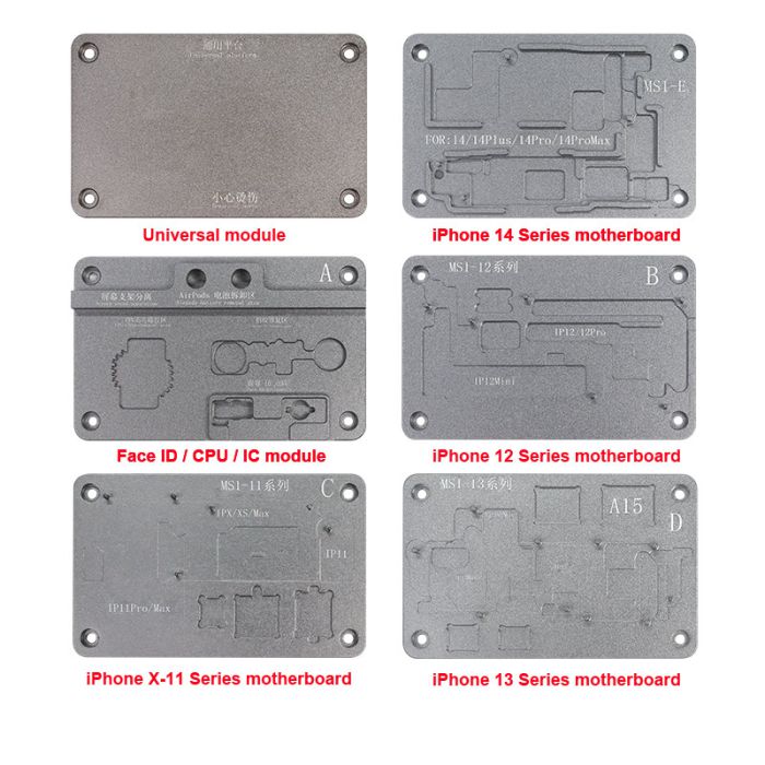 Mijing iRepair MS1 Desoldering Pre-Heating Station For iPhone X-15 Series Motherboard and IC Chip CUP Separating Glue Cleaning