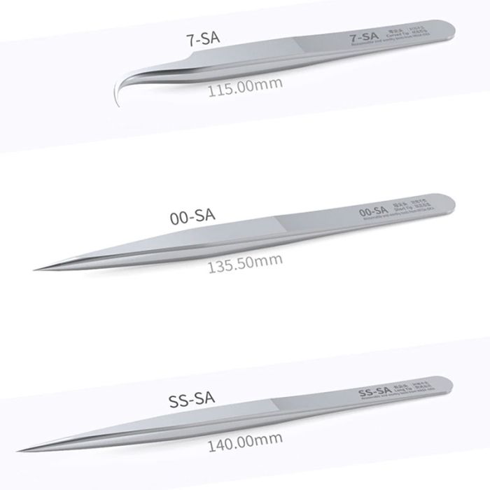 QIANLI MEGA-IDEA Non-Magnetic Stainless Tweezer