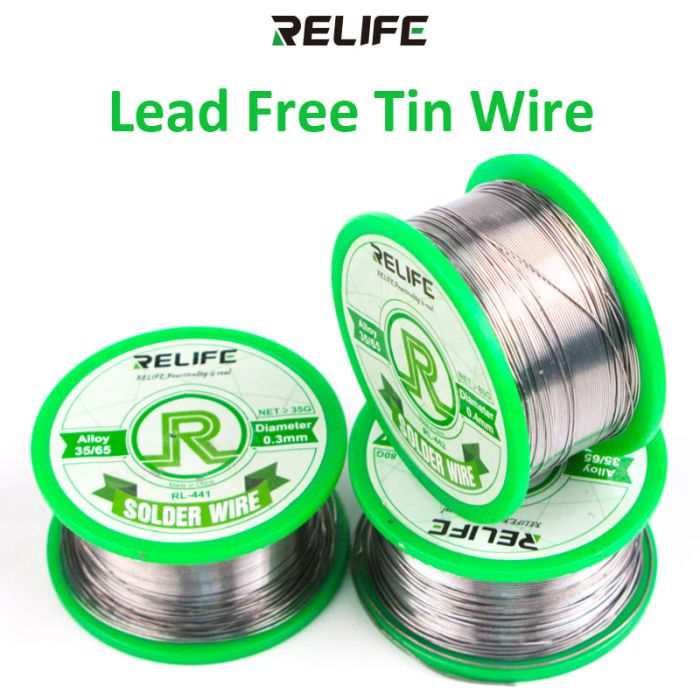 55g Relife High Purity Lead-Free Solder Wire Rosin Wire 183 Degree Melting Point