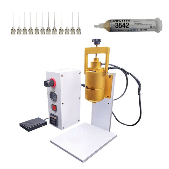 Semi Automatic Hear Hot Melt PUR 3542 Glue Dispenser Machine for iPhone X 11 12 13 14 Series Frame Bonding