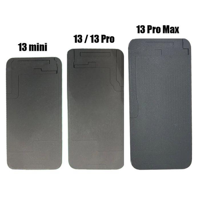 Black Silicone Lamination Mat for iPhone 13 mini 13 / 13 Pro and Max OLED Regeneration