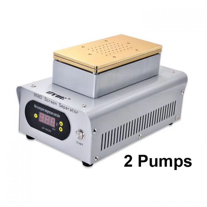 UYUE 2 pumps Hot Plate LCD Separator for LCD Refurbish