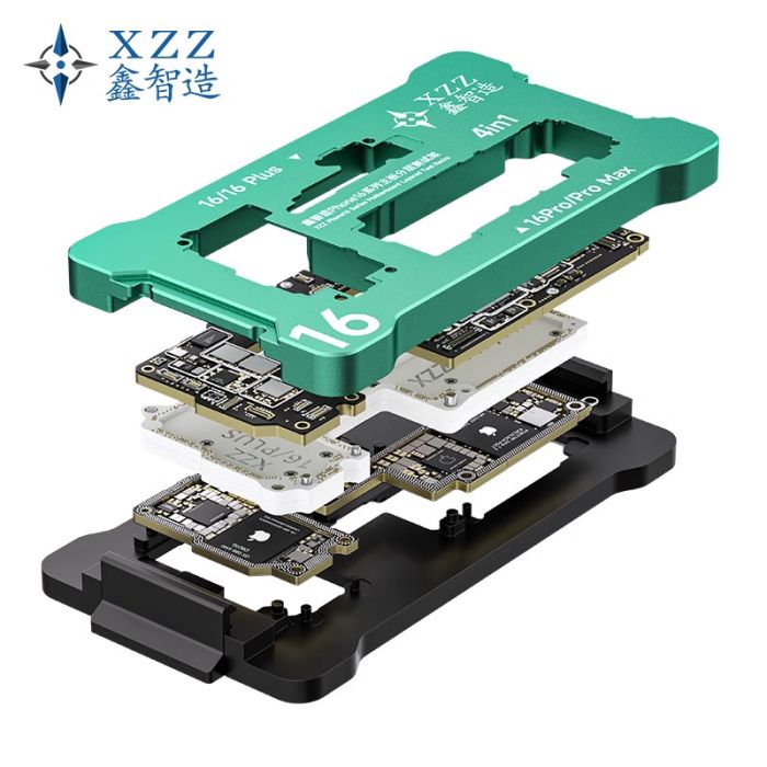 XZZ Motherboard Middle layer Test fixture tool for iPhone X 11 12 13 14  15 16 Series Functions Testing (no need reball back)