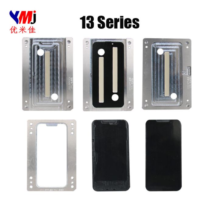 YMJ Mould Mold for iPhone 13 Mini 13 Pro Max OCA OLED Glass Alignment and Lamination